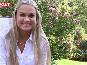 Czech light-haired honey likes Reaching ejaculation By Herself