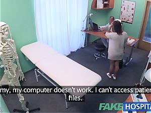 FakeHospital puny torrid Russian teen gets cunny licked