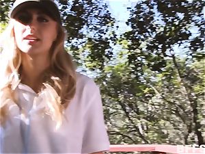 Camping lezzy sex with Alexa grace and friends